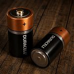 Батарейка Duracell Basic LR20 D Alkaline, 1.5В, алкалиновая, в упаковке 2 штуки