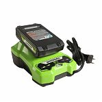 Устройство зарядное Greenworks G24UC4, 24В, 4А Для аккумуляторного инструмента и садовой техники