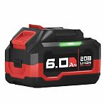 Аккумулятор PROFIPOWER MLI1860B, 20В х 6,0Ah, слайдер, HIGH POWER, Li-ion, черный