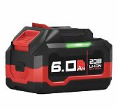 Аккумулятор PROFIPOWER MLI1860B, 20В х 6,0Ah, слайдер, HIGH POWER, Li-ion, черный