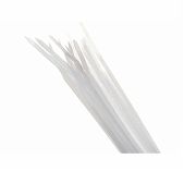 Хомут-стяжка нейлон, Fortisflex КСС 3х200 мм белый, 200 мм, 100 шт 49394