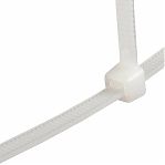 Стяжка кабельная Fortisflex КСС 89893, 3.0х250, упаковка 100 шт, белый