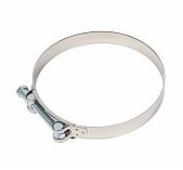 Хомут силовой, шарнирный, нержавеющая сталь, диаметр 175-187 мм