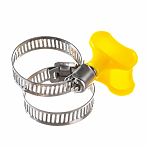 Хомут-бабочка червячный Park 101194, нержавеющая сталь, 20-32 мм, в упаковке 2 штуки