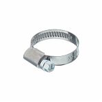 Хомут червячный, сантехнический, 16-25 мм, нержавеющая сталь, винтовое крепление