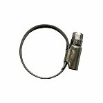 Хомут червячный, сантехнический, 20-32 мм, нержавеющая сталь, винтовое крепление