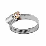 Хомут червячный Зубр Эксперт 3787-12-20, нержавеющая сталь, с накатной лентой 9 мм, 12-20 мм, в упаковке 5 штук