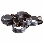 Хомут червячный Зубр Эксперт 3787-20-32, нержавеющая сталь, с накатной лентой 9 мм, 20-32 мм, в упаковке 5 штук