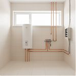 Бойлер косвенного нагрева Royal Thermo GLF RTWGE 200, напольный, 35 кВт, 200 л