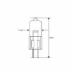 Лампа галогенная Camelion JD 220V 35W G6.35 без рефлектора, 5203