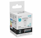 Лампа Gauss Elementary LED MR16 GU10 5.5W 4100К 13626