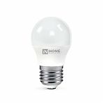 Лампа светодиодная In Home LED-ШАР-VC, 0617, 11 Вт, 230В, Е27, 4000К, белый свет