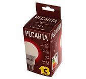 Лампа светодиодная РЕСАНТА А60 13 Вт 3000К Е27