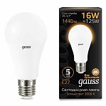 Лампа LED GAUSS ЛОН 16w 3000K 120w Е27