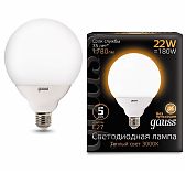 Лампа светодиодная Gauss LED 22Вт 3000K G125 E27