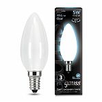 Лампа Gauss LED Свеча Filament OPAL E14 5W 4100K