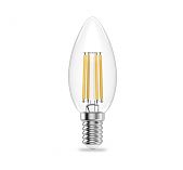 Лампа Gauss Filament Elementary Свеча 12W 750lm 4100К Е14