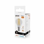 Лампа Gauss Filament Elementary Шар 12W 730lm 2700К Е14