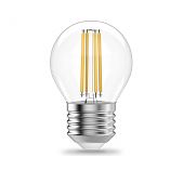 Лампа Gauss Filament Elementary Шар 12W 730lm 2700К Е27