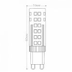 Лампа светодиодная Feron LB-433 25767, G9, 7 Вт, 175-265 В, 4000К, нейтральный белый свет