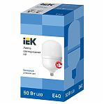 Лампа светодиодная IEK LLE-HP-50-230-65-E40, 50 Вт, HP, Е40, 6500К холодный белый свет