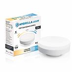 Лампа светодиодная Ambrella GX53 541201, 12 Вт, с переключением цветовой температуры, 2700, 4000, 6400К