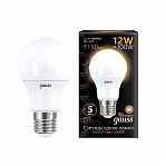 Лампа светодиодная Gauss Black A60, 102502112, Е27, 12 Вт, 3000К нейтральный белый свет