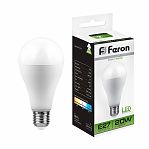 Лампа светодиодная Feron LB-98 Шар 25788, E27, 20W, 175-265V, 4000K, белый свет