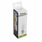 Лампа светодиодная Feron LB-980 Свеча 52073, E14, 15W, 175-265V, 4000K, белый свет