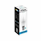 Лампа светодиодная Feron LB-770 Свеча 25943, 11W, E14, 175-265V, 6400K, холодный белый свет