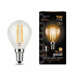 Лампа светодиодная Gauss LED Filament Globe 105801109, шар, 9 Вт, 2700K, теплый белый свет