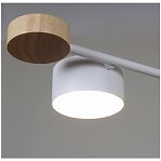 Люстра Reluce 03751-0.3-08 WT+WOOD GX53, 15 Вт,  до 48 кв.м, белое дерево