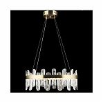 Люстра Reluce 02595-0.4-62W LED COP, 1 лампа, LED, 62 Вт, хрусталь, до 12 кв.м
