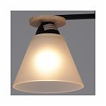 Люстра Reluce 11630-0.3-02 BK+WOOD, 2 лампы, Е27, 120 Вт, стекло, до 12 кв.м