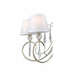 Люстра Illumico IL0193-5PSQ-24 AB CASTOR, 5 ламп, Е14, 200 Вт, ткань, до 30 кв.м