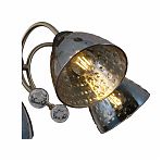 Люстра Illumico IL0230-5CSQ-29 BK AB, 5 ламп, Е27, 200 Вт, стекло, до 40 кв.м