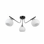 Люстра Illumico IL0713-3CSQ-24 BK CR LIBRA, 3 лампы, Е27, 120 Вт, стекло, до 18 кв.м