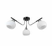 Люстра Illumico IL0713-3CSQ-24 BK CR LIBRA, 3 лампы, Е27, 120 Вт, стекло, до 18 кв.м
