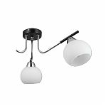 Люстра Illumico IL0713-3CSQ-24 BK CR LIBRA, 3 лампы, Е27, 120 Вт, стекло, до 18 кв.м