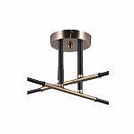 Люстра Illumico IL9573-4CSQ-79 BK AB, 4 лампы, Е27, 160 Вт, стекло, до 32 кв.м