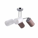 Люстра Illumico IL9516-4PSQ-79 CR, 4 лампы, Е14, 160 Вт, стекло, до 32 кв.м
