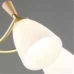 Люстра Reluce 38960-0.3-05 GD+WOOD, 5 ламп, 300 Вт, Е27, металл, до 30 кв.м