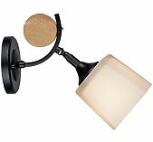 Бра Reluce 04217-0.2-01 BK светильник настенный, 60 Вт, Е27, металл, дерево, белый