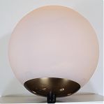 Бра Reluce 36364-0.2-01 BK+COP светильник настенный, 60 Вт, Е27, металл, стекло, черный с золотом