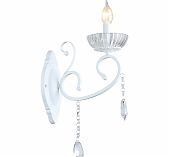 Бра Reluce 70550-0.2-01 WT светильник настенный, 40 Вт, Е14, металл, хрусталь, белый