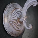 Бра Reluce 74431-0.2-01 светильник настенный, 40 Вт, Е27, металл, стекло, белый