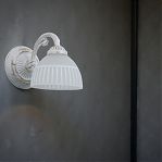 Бра Reluce 74431-0.2-01 светильник настенный, 40 Вт, Е27, металл, стекло, белый