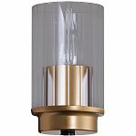 Бра Reluce 74671-0.2-02 светильник настенный, 40 Вт, Е14, металл, черный с золотом, до 4 кв.м