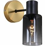 Бра Reluce 74677-0.2-01 светильник настенный, 40 Вт, Е14, металл, золотой с черным, до 2 кв.м
