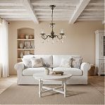 Люстра Reluce 09347-0.4-03, 3 лампы, E14, 120 Вт, хрусталь, до 6 кв.м